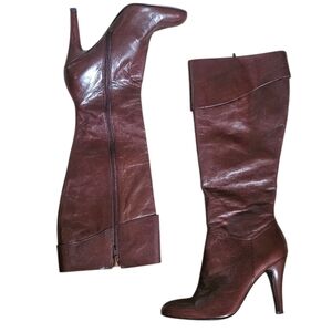 Enzo Angiolini Eapave Knee High 4" Heel Boots Women 9M
